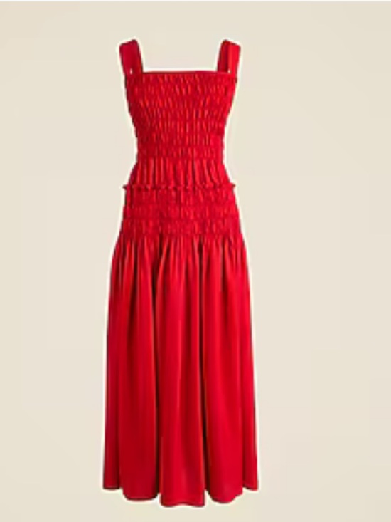 J. Crew Dresses & Skirts - Jcrew Smocked Midi Dress - Women